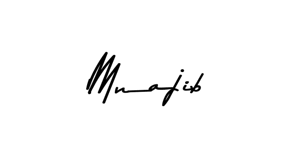 Make a beautiful signature design for name Mnajib. With this signature (Asem Kandis PERSONAL USE) style, you can create a handwritten signature for free. Mnajib signature style 9 images and pictures png