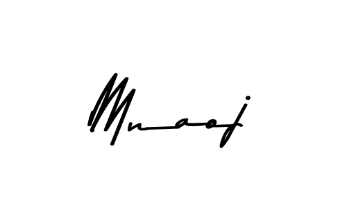 Design your own signature with our free online signature maker. With this signature software, you can create a handwritten (Asem Kandis PERSONAL USE) signature for name Mnaoj. Mnaoj signature style 9 images and pictures png
