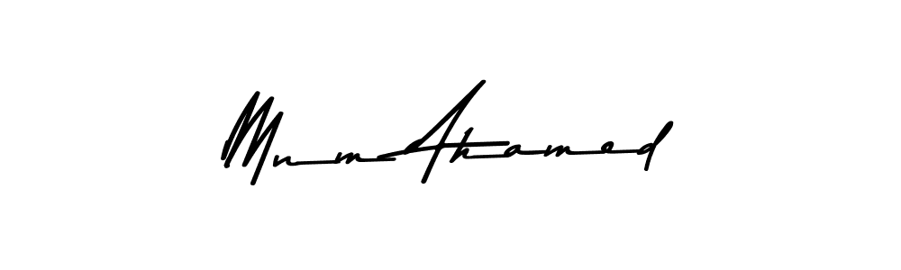 Make a short Mnm Ahamed signature style. Manage your documents anywhere anytime using Asem Kandis PERSONAL USE. Create and add eSignatures, submit forms, share and send files easily. Mnm Ahamed signature style 9 images and pictures png