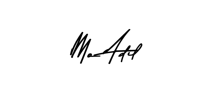 Also You can easily find your signature by using the search form. We will create Mo Adil name handwritten signature images for you free of cost using Asem Kandis PERSONAL USE sign style. Mo Adil signature style 9 images and pictures png