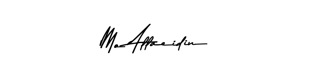 How to make Mo Allaeidin name signature. Use Asem Kandis PERSONAL USE style for creating short signs online. This is the latest handwritten sign. Mo Allaeidin signature style 9 images and pictures png