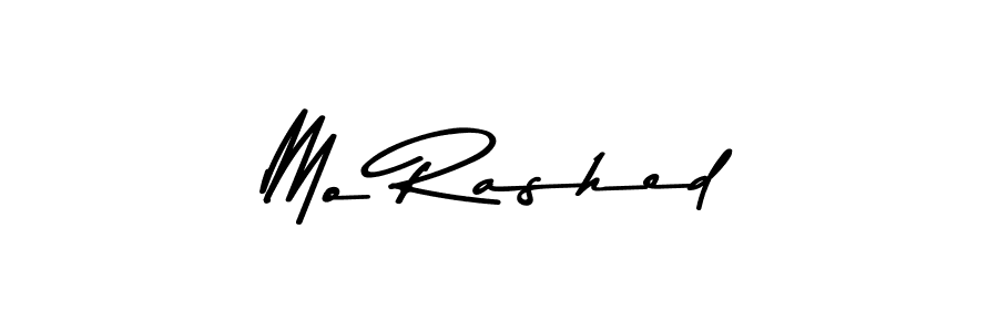 Make a beautiful signature design for name Mo Rashed. With this signature (Asem Kandis PERSONAL USE) style, you can create a handwritten signature for free. Mo Rashed signature style 9 images and pictures png