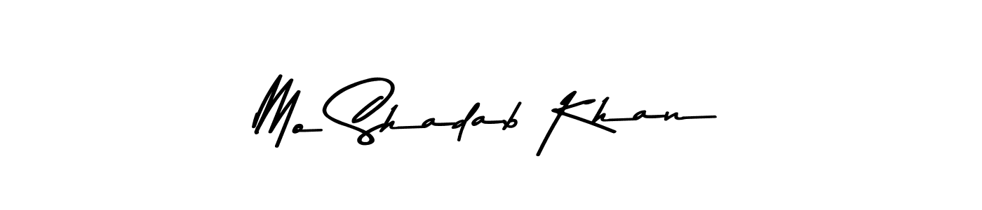 The best way (Asem Kandis PERSONAL USE) to make a short signature is to pick only two or three words in your name. The name Mo Shadab Khan include a total of six letters. For converting this name. Mo Shadab Khan signature style 9 images and pictures png