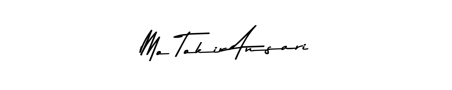if you are searching for the best signature style for your name Mo Tokir Ansari. so please give up your signature search. here we have designed multiple signature styles  using Asem Kandis PERSONAL USE. Mo Tokir Ansari signature style 9 images and pictures png