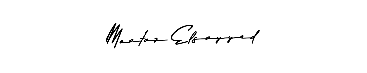 Also You can easily find your signature by using the search form. We will create Moataz Elsayyed name handwritten signature images for you free of cost using Asem Kandis PERSONAL USE sign style. Moataz Elsayyed signature style 9 images and pictures png