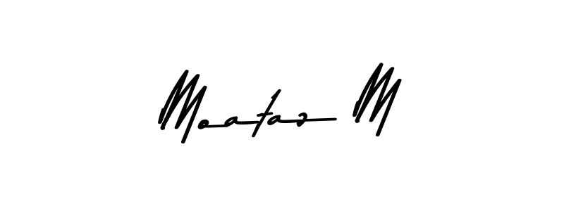 Moataz M stylish signature style. Best Handwritten Sign (Asem Kandis PERSONAL USE) for my name. Handwritten Signature Collection Ideas for my name Moataz M. Moataz M signature style 9 images and pictures png