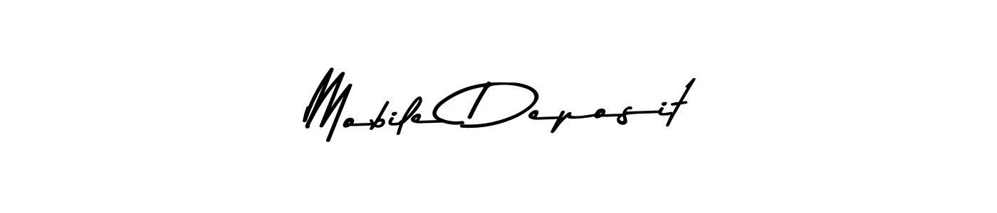 Here are the top 10 professional signature styles for the name Mobile Deposit. These are the best autograph styles you can use for your name. Mobile Deposit signature style 9 images and pictures png