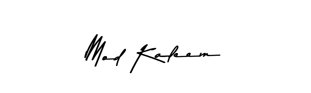 How to make Mod Kaleem signature? Asem Kandis PERSONAL USE is a professional autograph style. Create handwritten signature for Mod Kaleem name. Mod Kaleem signature style 9 images and pictures png