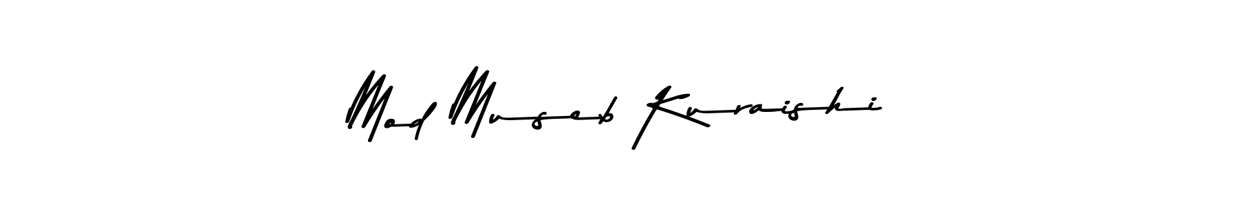 Mod Museb Kuraishi stylish signature style. Best Handwritten Sign (Asem Kandis PERSONAL USE) for my name. Handwritten Signature Collection Ideas for my name Mod Museb Kuraishi. Mod Museb Kuraishi signature style 9 images and pictures png