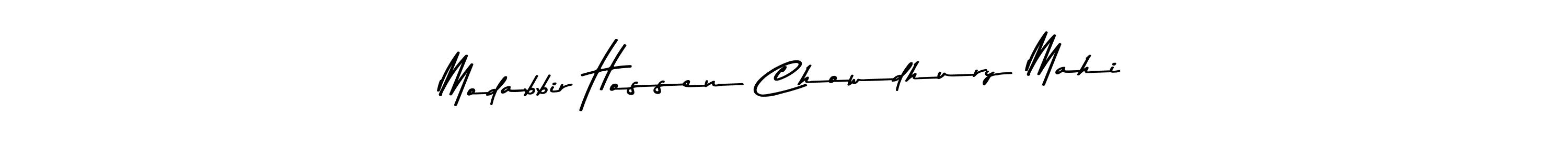 Use a signature maker to create a handwritten signature online. With this signature software, you can design (Asem Kandis PERSONAL USE) your own signature for name Modabbir Hossen Chowdhury Mahi. Modabbir Hossen Chowdhury Mahi signature style 9 images and pictures png