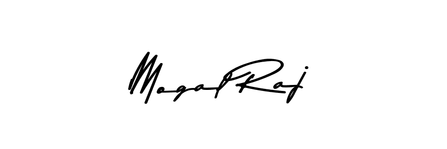 How to make Mogal Raj name signature. Use Asem Kandis PERSONAL USE style for creating short signs online. This is the latest handwritten sign. Mogal Raj signature style 9 images and pictures png