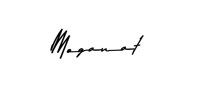 How to make Moganat signature? Asem Kandis PERSONAL USE is a professional autograph style. Create handwritten signature for Moganat name. Moganat signature style 9 images and pictures png