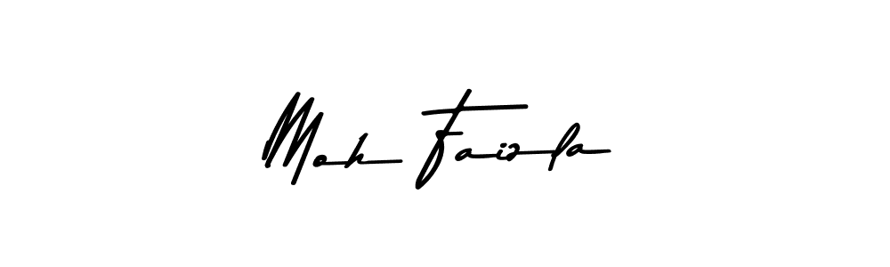 Make a beautiful signature design for name Moh Faizla. With this signature (Asem Kandis PERSONAL USE) style, you can create a handwritten signature for free. Moh Faizla signature style 9 images and pictures png