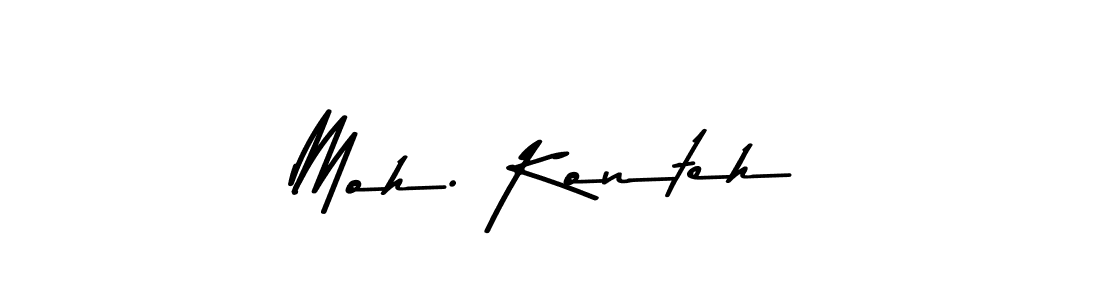 How to make Moh. Konteh signature? Asem Kandis PERSONAL USE is a professional autograph style. Create handwritten signature for Moh. Konteh name. Moh. Konteh signature style 9 images and pictures png