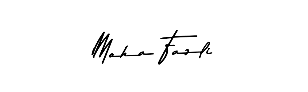 Also we have Moha Fazli name is the best signature style. Create professional handwritten signature collection using Asem Kandis PERSONAL USE autograph style. Moha Fazli signature style 9 images and pictures png