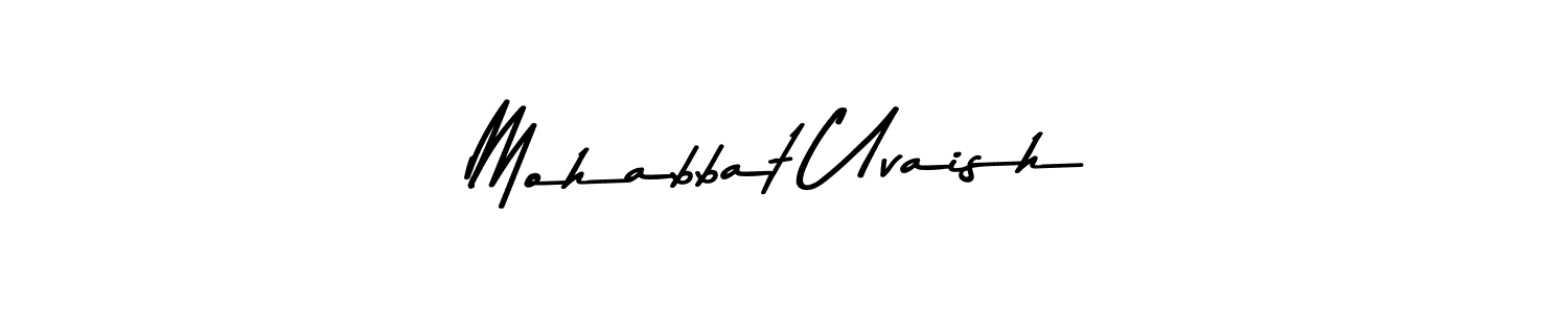 Make a beautiful signature design for name Mohabbat Uvaish. With this signature (Asem Kandis PERSONAL USE) style, you can create a handwritten signature for free. Mohabbat Uvaish signature style 9 images and pictures png