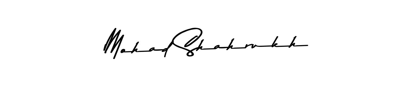 if you are searching for the best signature style for your name Mohad Shahrukh. so please give up your signature search. here we have designed multiple signature styles  using Asem Kandis PERSONAL USE. Mohad Shahrukh signature style 9 images and pictures png