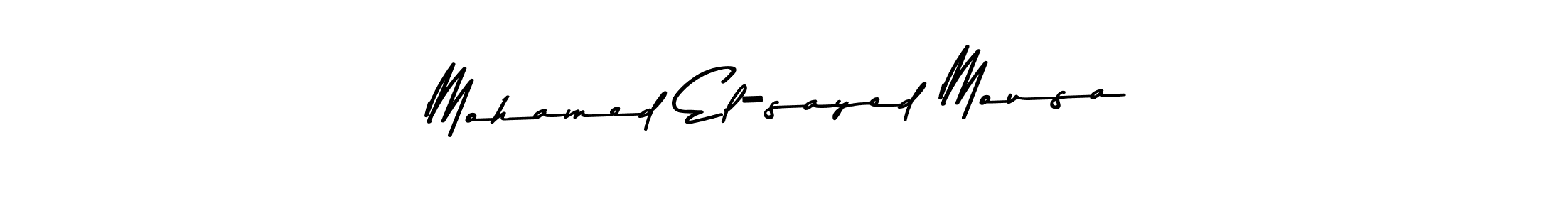 Asem Kandis PERSONAL USE is a professional signature style that is perfect for those who want to add a touch of class to their signature. It is also a great choice for those who want to make their signature more unique. Get Mohamed El-sayed Mousa name to fancy signature for free. Mohamed El-sayed Mousa signature style 9 images and pictures png