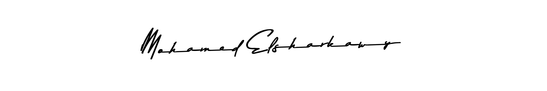 Create a beautiful signature design for name Mohamed Elsharkawy. With this signature (Asem Kandis PERSONAL USE) fonts, you can make a handwritten signature for free. Mohamed Elsharkawy signature style 9 images and pictures png