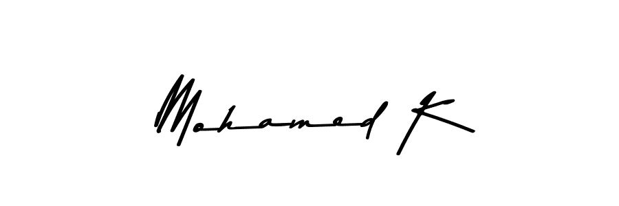 Use a signature maker to create a handwritten signature online. With this signature software, you can design (Asem Kandis PERSONAL USE) your own signature for name Mohamed K. Mohamed K signature style 9 images and pictures png