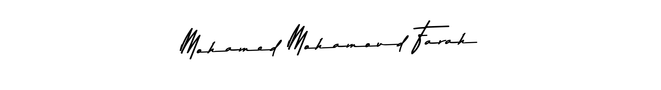 Use a signature maker to create a handwritten signature online. With this signature software, you can design (Asem Kandis PERSONAL USE) your own signature for name Mohamed Mohamoud Farah. Mohamed Mohamoud Farah signature style 9 images and pictures png