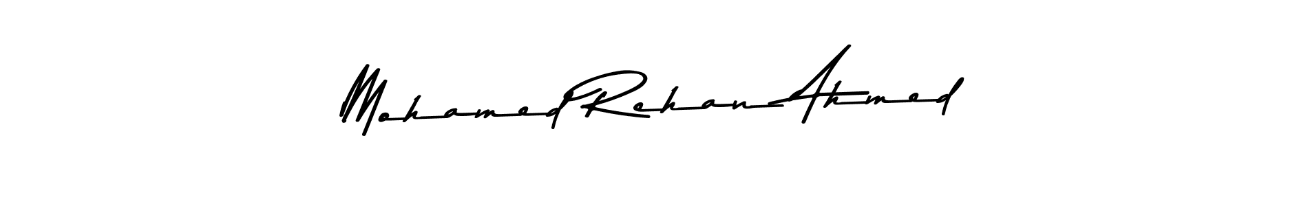Also we have Mohamed Rehan Ahmed name is the best signature style. Create professional handwritten signature collection using Asem Kandis PERSONAL USE autograph style. Mohamed Rehan Ahmed signature style 9 images and pictures png