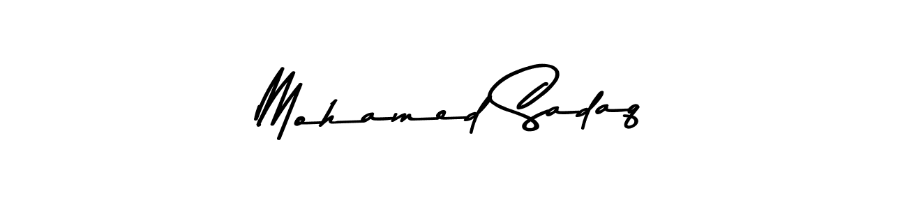 How to make Mohamed Sadaq signature? Asem Kandis PERSONAL USE is a professional autograph style. Create handwritten signature for Mohamed Sadaq name. Mohamed Sadaq signature style 9 images and pictures png
