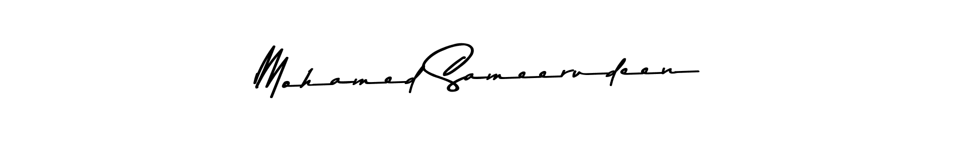 Use a signature maker to create a handwritten signature online. With this signature software, you can design (Asem Kandis PERSONAL USE) your own signature for name Mohamed Sameerudeen. Mohamed Sameerudeen signature style 9 images and pictures png