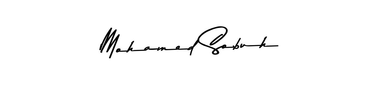 Also You can easily find your signature by using the search form. We will create Mohamed Sobuh name handwritten signature images for you free of cost using Asem Kandis PERSONAL USE sign style. Mohamed Sobuh signature style 9 images and pictures png