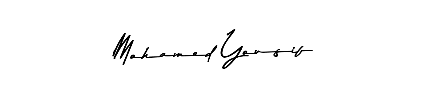 Mohamed Yousif stylish signature style. Best Handwritten Sign (Asem Kandis PERSONAL USE) for my name. Handwritten Signature Collection Ideas for my name Mohamed Yousif. Mohamed Yousif signature style 9 images and pictures png