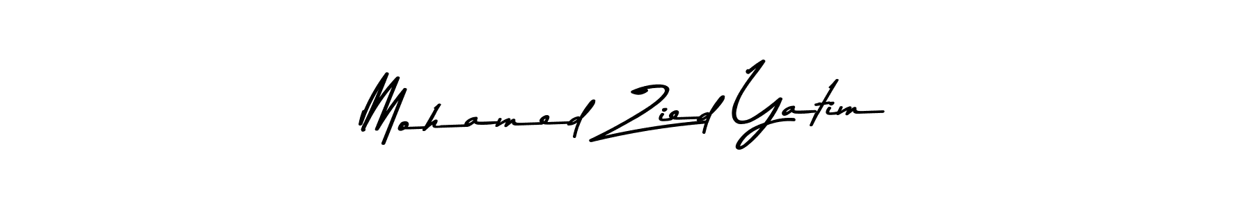 Asem Kandis PERSONAL USE is a professional signature style that is perfect for those who want to add a touch of class to their signature. It is also a great choice for those who want to make their signature more unique. Get Mohamed Zied Yatim name to fancy signature for free. Mohamed Zied Yatim signature style 9 images and pictures png