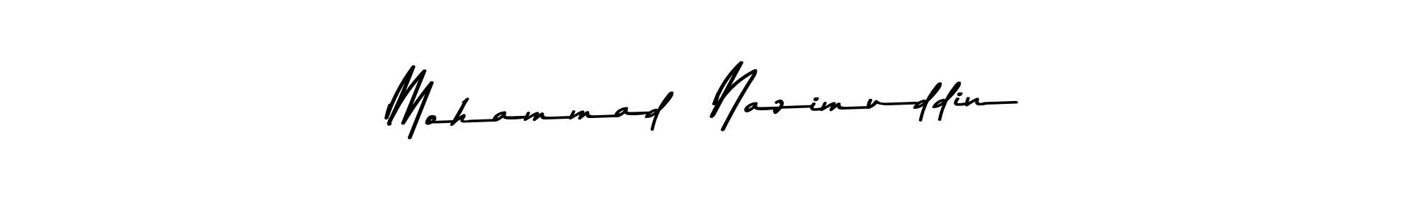 Similarly Asem Kandis PERSONAL USE is the best handwritten signature design. Signature creator online .You can use it as an online autograph creator for name Mohammad  Nazimuddin. Mohammad  Nazimuddin signature style 9 images and pictures png
