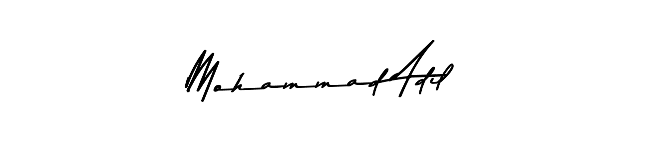 The best way (Asem Kandis PERSONAL USE) to make a short signature is to pick only two or three words in your name. The name Mohammad Adil include a total of six letters. For converting this name. Mohammad Adil signature style 9 images and pictures png