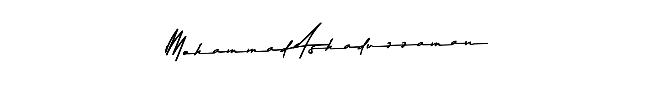 Make a beautiful signature design for name Mohammad Ashaduzzaman. Use this online signature maker to create a handwritten signature for free. Mohammad Ashaduzzaman signature style 9 images and pictures png