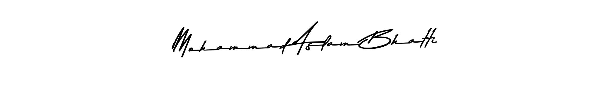 Similarly Asem Kandis PERSONAL USE is the best handwritten signature design. Signature creator online .You can use it as an online autograph creator for name Mohammad Aslam Bhatti. Mohammad Aslam Bhatti signature style 9 images and pictures png