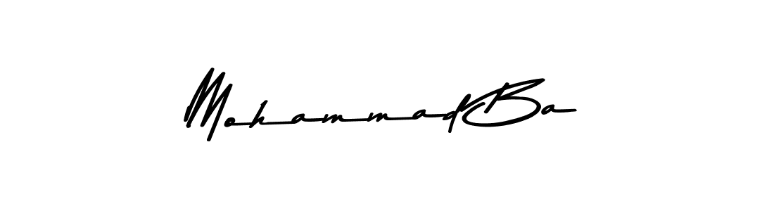 Also we have Mohammad Ba name is the best signature style. Create professional handwritten signature collection using Asem Kandis PERSONAL USE autograph style. Mohammad Ba signature style 9 images and pictures png