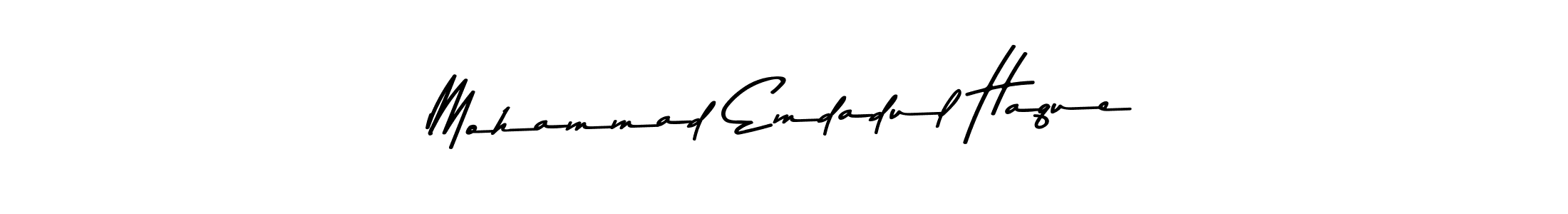 This is the best signature style for the Mohammad Emdadul Haque name. Also you like these signature font (Asem Kandis PERSONAL USE). Mix name signature. Mohammad Emdadul Haque signature style 9 images and pictures png