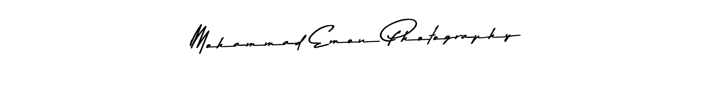 You should practise on your own different ways (Asem Kandis PERSONAL USE) to write your name (Mohammad Emon Photography) in signature. don't let someone else do it for you. Mohammad Emon Photography signature style 9 images and pictures png