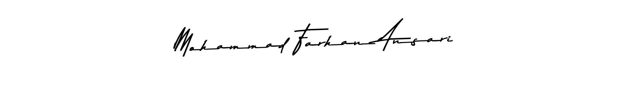 This is the best signature style for the Mohammad Farhan Ansari name. Also you like these signature font (Asem Kandis PERSONAL USE). Mix name signature. Mohammad Farhan Ansari signature style 9 images and pictures png