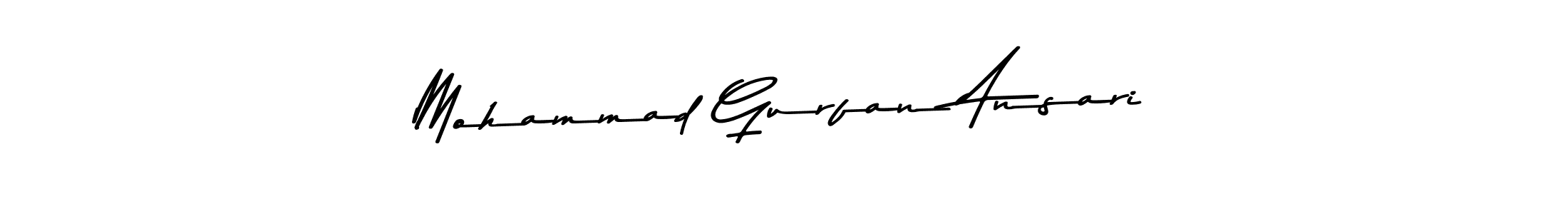 Make a short Mohammad Gurfan Ansari signature style. Manage your documents anywhere anytime using Asem Kandis PERSONAL USE. Create and add eSignatures, submit forms, share and send files easily. Mohammad Gurfan Ansari signature style 9 images and pictures png