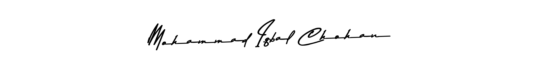 Mohammad Iqbal Chohan stylish signature style. Best Handwritten Sign (Asem Kandis PERSONAL USE) for my name. Handwritten Signature Collection Ideas for my name Mohammad Iqbal Chohan. Mohammad Iqbal Chohan signature style 9 images and pictures png