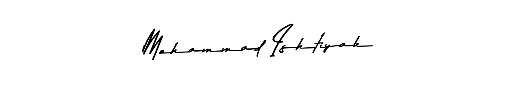 Mohammad Ishtiyak stylish signature style. Best Handwritten Sign (Asem Kandis PERSONAL USE) for my name. Handwritten Signature Collection Ideas for my name Mohammad Ishtiyak. Mohammad Ishtiyak signature style 9 images and pictures png