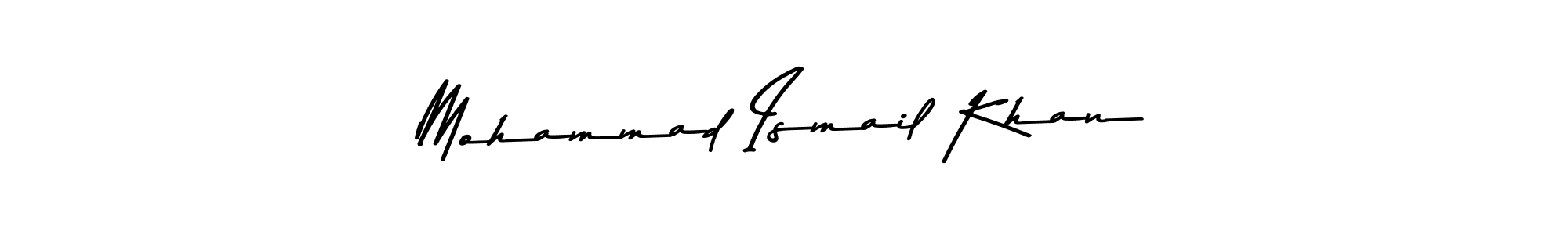 Asem Kandis PERSONAL USE is a professional signature style that is perfect for those who want to add a touch of class to their signature. It is also a great choice for those who want to make their signature more unique. Get Mohammad Ismail Khan name to fancy signature for free. Mohammad Ismail Khan signature style 9 images and pictures png