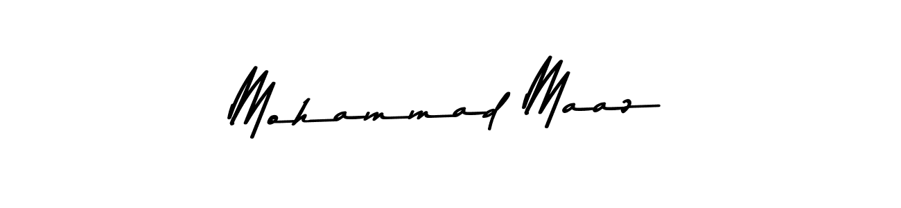 How to make Mohammad Maaz signature? Asem Kandis PERSONAL USE is a professional autograph style. Create handwritten signature for Mohammad Maaz name. Mohammad Maaz signature style 9 images and pictures png