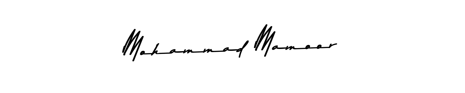 Make a beautiful signature design for name Mohammad Mamoor. With this signature (Asem Kandis PERSONAL USE) style, you can create a handwritten signature for free. Mohammad Mamoor signature style 9 images and pictures png