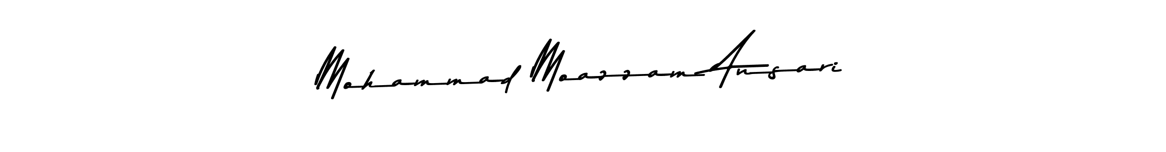 Also You can easily find your signature by using the search form. We will create Mohammad Moazzam Ansari name handwritten signature images for you free of cost using Asem Kandis PERSONAL USE sign style. Mohammad Moazzam Ansari signature style 9 images and pictures png