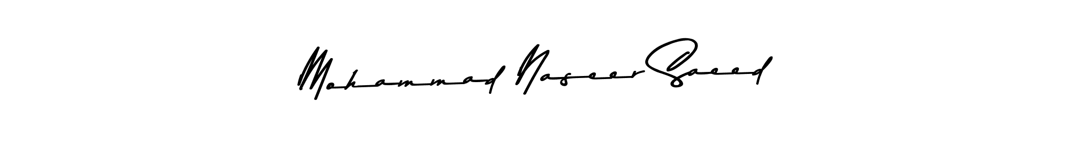 You should practise on your own different ways (Asem Kandis PERSONAL USE) to write your name (Mohammad Naseer Saeed) in signature. don't let someone else do it for you. Mohammad Naseer Saeed signature style 9 images and pictures png