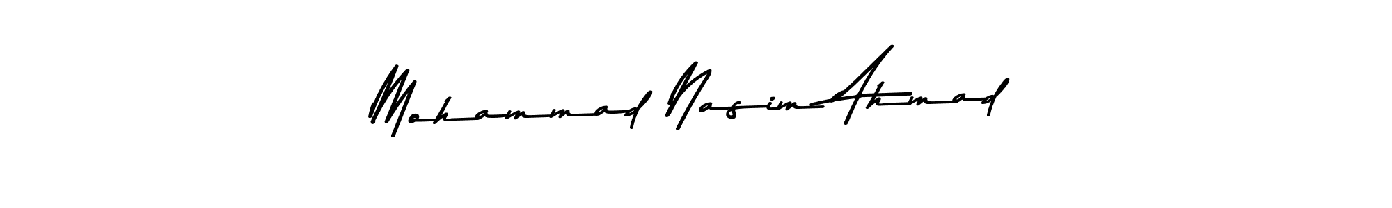 Also we have Mohammad Nasim Ahmad name is the best signature style. Create professional handwritten signature collection using Asem Kandis PERSONAL USE autograph style. Mohammad Nasim Ahmad signature style 9 images and pictures png