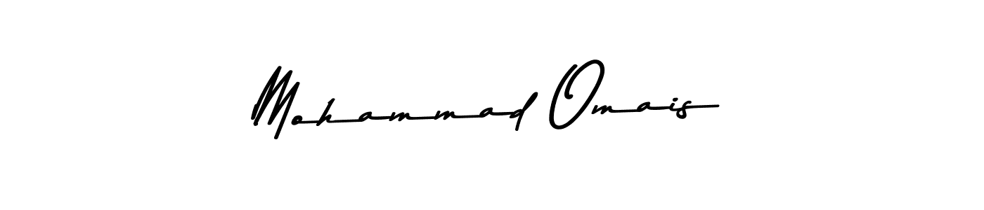 Create a beautiful signature design for name Mohammad Omais. With this signature (Asem Kandis PERSONAL USE) fonts, you can make a handwritten signature for free. Mohammad Omais signature style 9 images and pictures png