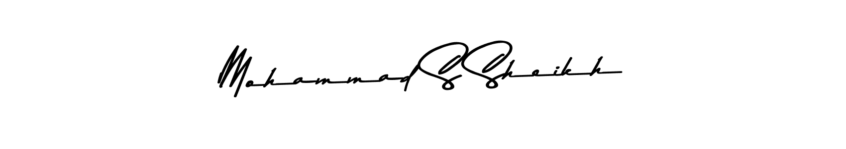 Create a beautiful signature design for name Mohammad S Sheikh. With this signature (Asem Kandis PERSONAL USE) fonts, you can make a handwritten signature for free. Mohammad S Sheikh signature style 9 images and pictures png